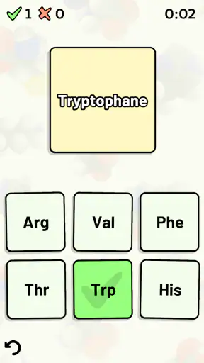 Quiz Acides Aminés screenshot