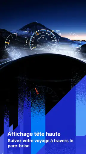 Radar, compteur de vitesse,GPS screenshot