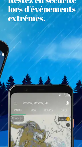 Radar météo: prévisions&cartes screenshot