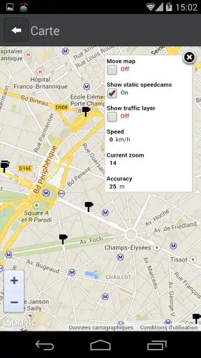 Radars France - CamSam PLUS screenshot