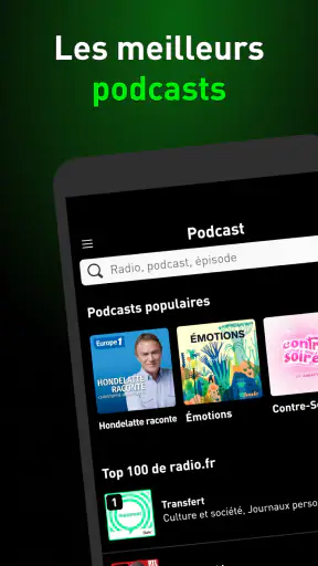 radio.fr - radio et podcast screenshot
