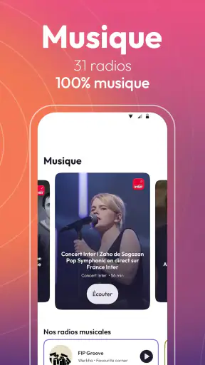 Radio France : radios, podcast screenshot