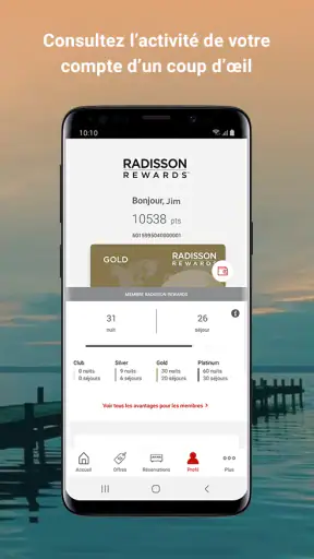 Radisson Hotels – réservations screenshot