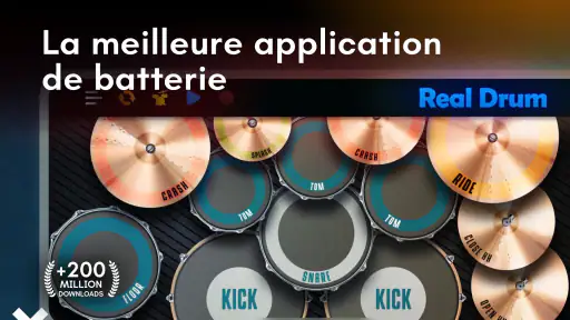 Real Drum jouer de la batterie screenshot
