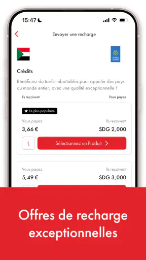 Rebtel : Recharges et appels screenshot