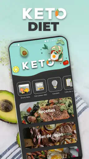Recettes Keto: Régime Keto screenshot