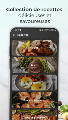 Recettes Keto: Régime Keto screenshot