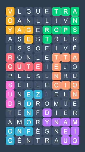 Mots Mêlés en Français screenshot