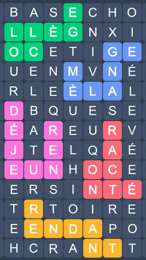 Mots Mêlés en Français screenshot