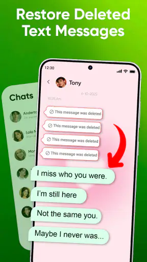 Recover Deleted Messages Data screenshot
