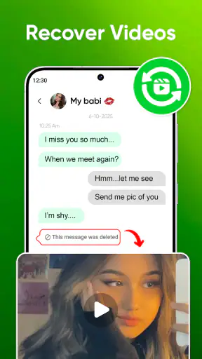 Recover Deleted Messages Data screenshot