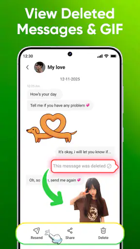 Recover Deleted Messages Data screenshot