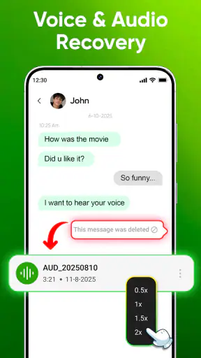 Recover Deleted Messages Data screenshot