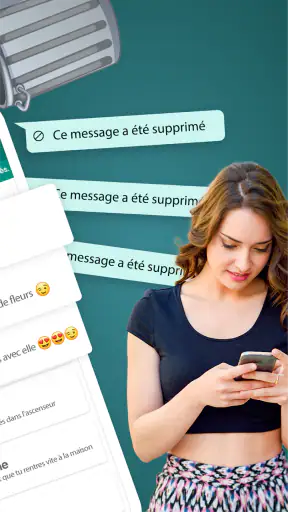 récupéré messages supprimé app screenshot