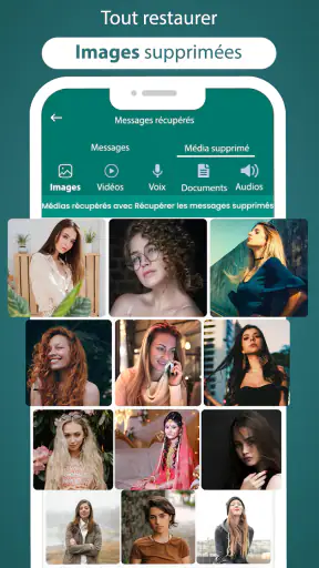 récupéré messages supprimé app screenshot