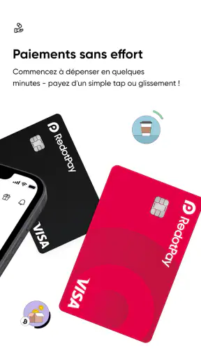 RedotPay Carte Crypto Paiement screenshot