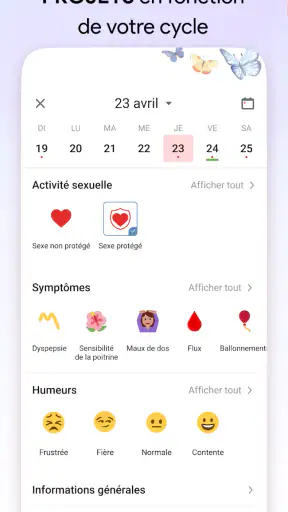 Regle Femme: Cycle Menstruel screenshot