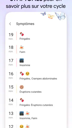 Regle Femme: Cycle Menstruel screenshot