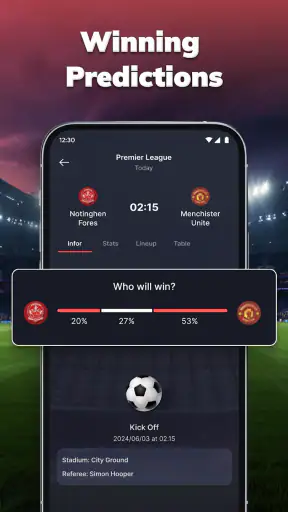 Résultats Foot en Direct screenshot
