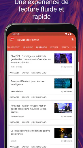Revue de Presse - Fast News screenshot