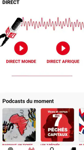 RFI Pure Radio - Podcasts screenshot