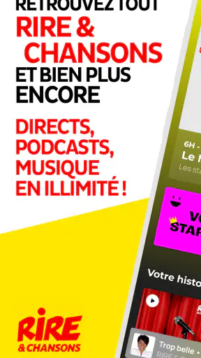 Rire et Chansons: Radios screenshot