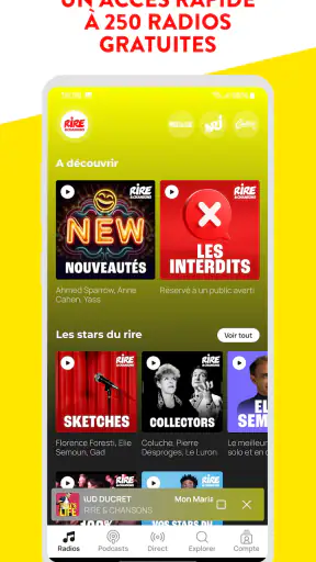 Rire et Chansons: Radios screenshot