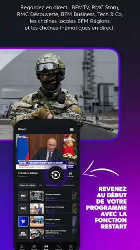 RMC BFM Play – TV live, Replay screenshot