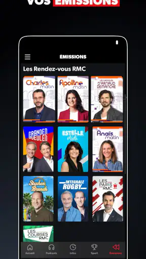 RMC Radio: podcast, live, foot screenshot