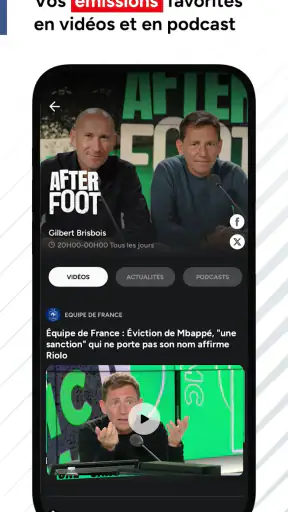 RMC Sport News, foot & rugby screenshot