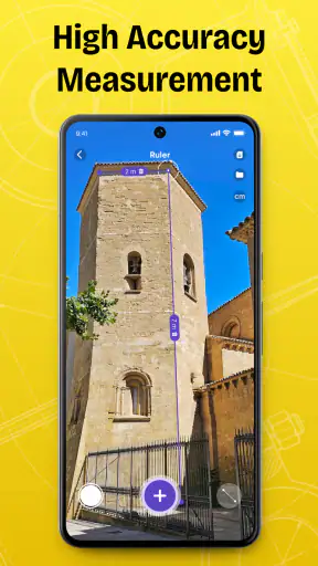 Ruban à mesurer - AR ruler cam screenshot