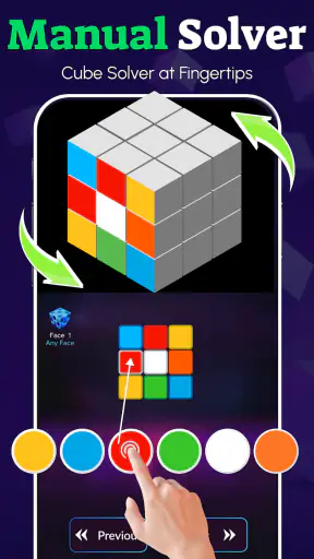 Rubik's Cube puzzle solveur screenshot
