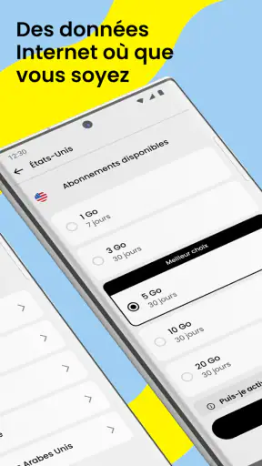 Saily : votre eSIM voyage screenshot
