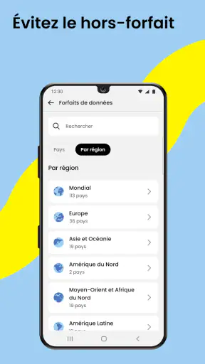 Saily : votre eSIM voyage screenshot