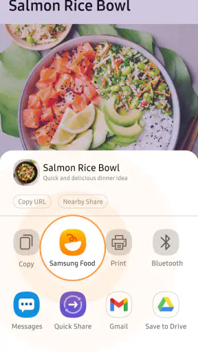 Samsung Food screenshot
