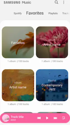 Samsung Music screenshot