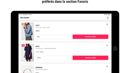 Sarenza.com screenshot