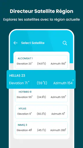 Satellite Traqueur Appliquer screenshot