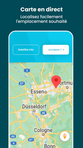 Satellite Traqueur Appliquer screenshot