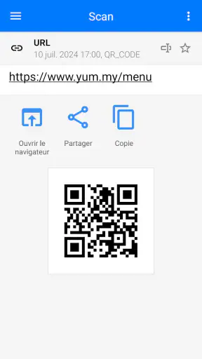 Scanner QR & Code-barres screenshot