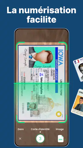 Scanner de carte d'identité screenshot