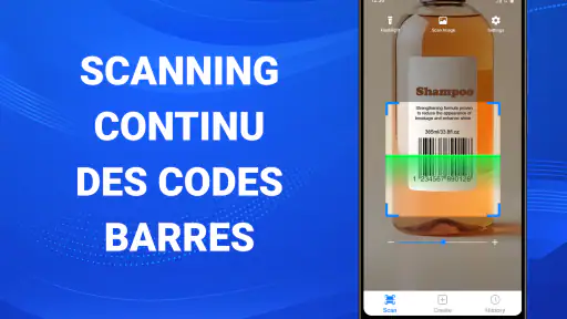 Scanner de code QR screenshot