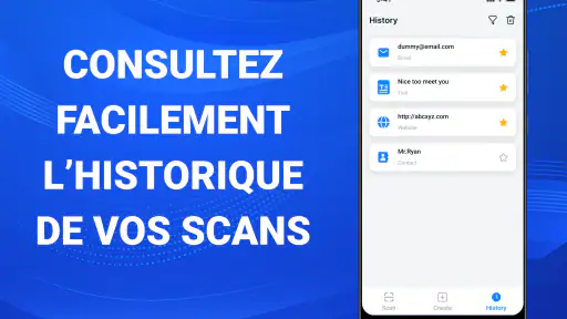 Scanner de code QR screenshot