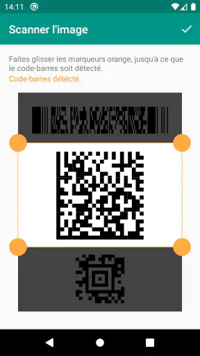 Scanner de codes QR (français) screenshot