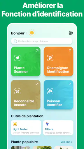 Scanner identifiant plante screenshot
