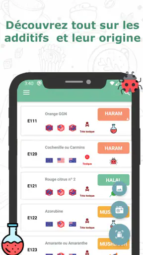 SCANNER produit HALAL ou HARAM screenshot