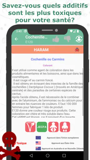 SCANNER produit HALAL ou HARAM screenshot