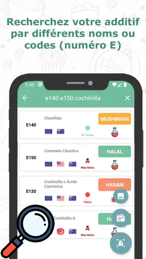 SCANNER produit HALAL ou HARAM screenshot