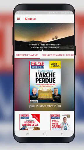 Sciences et Avenir magazine screenshot