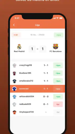 Scorecast Classique screenshot